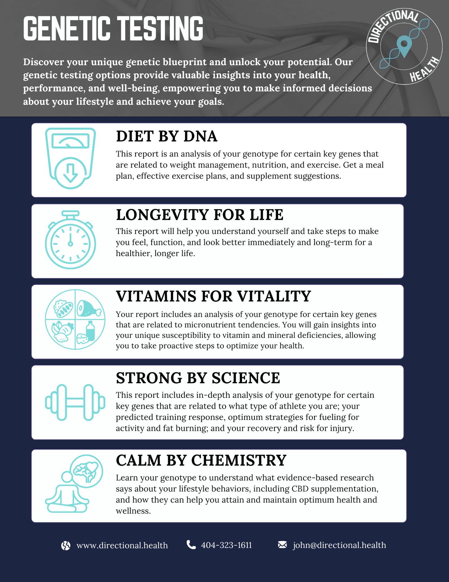 Functional Genetic Test: Take Control To Live Better, Longer